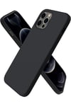 Mey İthalat®  iPhone 12 Pro Max Kılıf First Silikon - Siyah