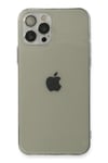 Mey İthalat®  iPhone 12 Pro Max Kılıf Fly Lens Silikon - Şeffaf