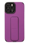 Mey İthalat®  iPhone 12 Pro Max Kılıf Mega Standlı Silikon - Mor