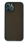 Mey İthalat®  iPhone 12 Pro Max Kılıf Montreal Silikon Kapak - Yeşil