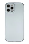 Mey İthalat®  iPhone 12 Pro Max Kılıf Nano içi Kadife Silikon - Sky Blue