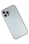 Mey İthalat®  iPhone 12 Pro Max Kılıf Nano içi Kadife Silikon - Sky Blue