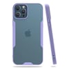 Mey İthalat®  iPhone 12 Pro Max Kılıf Platin Silikon - Lila