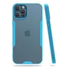 Mey İthalat®  iPhone 12 Pro Max Kılıf Platin Silikon - Mavi