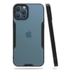 Mey İthalat®  iPhone 12 Pro Max Kılıf Platin Silikon - Siyah
