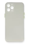 Mey İthalat®  iPhone 12 Pro Max Kılıf PP Ultra İnce Kapak - Beyaz