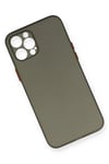 Mey İthalat®  iPhone 12 Pro Max Kılıf PP Ultra İnce Kapak - Gri