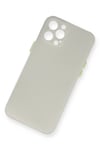 Mey İthalat®  iPhone 12 Pro Max Kılıf PP Ultra İnce Kapak - Beyaz