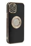 Mey İthalat®  iPhone 12 Pro Max Kılıf Store Silikon - Siyah