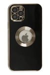Mey İthalat®  iPhone 12 Pro Max Kılıf Store Silikon - Siyah