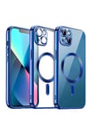 Mey İthalat®  iPhone 13 Kılıf Kross Magneticsafe Kapak - Lacivert