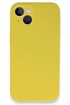 Mey İthalat®  iPhone 13 Mini Kılıf Lansman Legant Silikon - Sarı