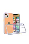 Mey İthalat®  iPhone 13 Mini Kılıf Miami Şeffaf Silikon - Lila