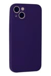 Mey İthalat®  iPhone 13 Mini Kılıf Nano içi Kadife Silikon - Mor