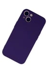 Mey İthalat®  iPhone 13 Mini Kılıf Nano içi Kadife Silikon - Mor