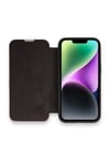 Mey İthalat®  iPhone 13 Pro Kılıf Dolpin Kapaklı - Siyah