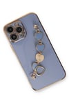 Mey İthalat®  iPhone 13 Pro Kılıf Esila Silikon - Gri