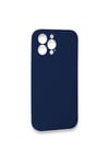Mey İthalat®  iPhone 13 Pro Kılıf Lansman Legant Silikon - Lacivert
