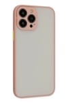 Mey İthalat®  iPhone 13 Pro Kılıf Montreal Silikon Kapak - Pembe
