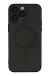 Mey İthalat®  iPhone 13 Pro Kılıf Moshi Lens Magneticsafe Silikon - Siyah