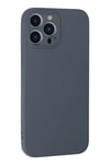 Mey İthalat®  iPhone 13 Pro Kılıf Nano içi Kadife Silikon - Gri