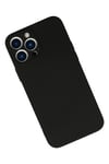 Mey İthalat®  iPhone 13 Pro Kılıf Nano içi Kadife Silikon - Siyah