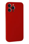 Mey İthalat®  iPhone 13 Pro Kılıf Nano içi Kadife Silikon - Kırmızı