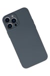 Mey İthalat®  iPhone 13 Pro Kılıf Nano içi Kadife Silikon - Gri