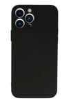 Mey İthalat®  iPhone 13 Pro Kılıf Nano içi Kadife Silikon - Siyah