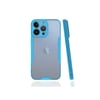 Mey İthalat®  iPhone 13 Pro Kılıf Platin Silikon - Mavi