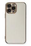 Mey İthalat®  iPhone 13 Pro Kılıf Volet Silikon - Beyaz
