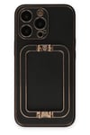 Mey İthalat®  iPhone 13 Pro Max Kılıf Coco Elit Kapak - Siyah