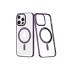 Mey İthalat®  iPhone 13 Pro Max Kılıf Element Magneticsafe Sert Kapak - Derin Mor