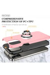 Mey İthalat®  iPhone 13 Pro Max Kılıf Elit Yüzüklü Kapak - Pembe