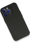 Mey İthalat®  iPhone 13 Pro Max Kılıf First Silikon - Siyah