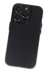 Mey İthalat®  iPhone 13 Pro Max Kılıf Luko Lens Silikon - Siyah
