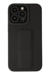 Mey İthalat®  iPhone 13 Pro Max Kılıf Mega Standlı Silikon - Siyah