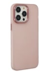 Mey İthalat®  iPhone 13 Pro Max Kılıf Modos Metal Kapak - Pembe