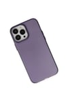 Mey İthalat®  iPhone 13 Pro Max Kılıf Modos Metal Kapak - Derin Mor