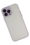 Mey İthalat®  iPhone 13 Pro Max Kılıf Montreal Silikon Kapak - Mor