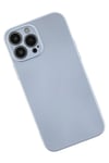 Mey İthalat®  iPhone 13 Pro Max Kılıf Nano içi Kadife Silikon - Sky Blue