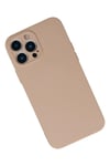 Mey İthalat®  iPhone 13 Pro Max Kılıf Nano içi Kadife Silikon - Pudra