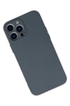 Mey İthalat®  iPhone 13 Pro Max Kılıf Nano içi Kadife Silikon - Gri