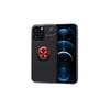 Mey İthalat®  iPhone 13 Pro Max Kılıf Range Yüzüklü Silikon - Siyah-Kırmızı