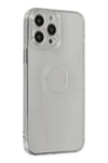 Mey İthalat®  iPhone 13 Pro Max Kılıf Santa Lens Silikon - Şeffaf