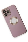 Mey İthalat®  iPhone 13 Pro Max Kılıf Store Silikon - Mor