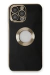 Mey İthalat®  iPhone 13 Pro Max Kılıf Store Silikon - Siyah