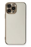 Mey İthalat®  iPhone 13 Pro Max Kılıf Volet Silikon - Beyaz
