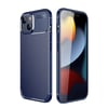 Mey İthalat®  iPhone 14 Kılıf Auto Focus Karbon Kapak - Lacivert