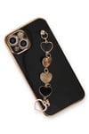 Mey İthalat®  iPhone 14 Kılıf Esila Silikon - Siyah
